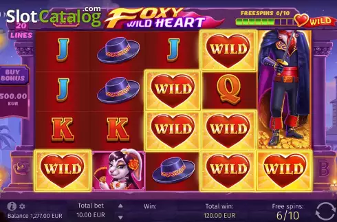 Скрин6. Foxy Wild Heart слот
