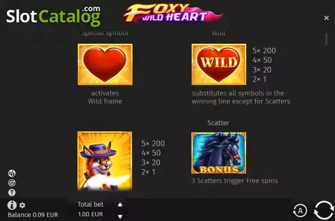 Скрин8. Foxy Wild Heart слот