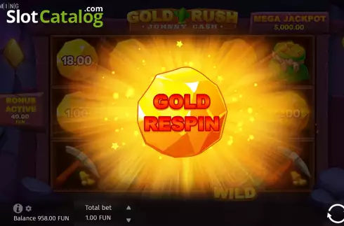 Скрин7. Gold Rush With Johnny Cash слот