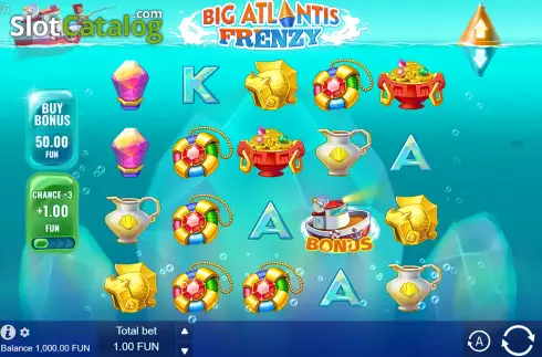 Скрин3. Big Atlantis Frenzy слот