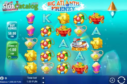 Скрин4. Big Atlantis Frenzy слот