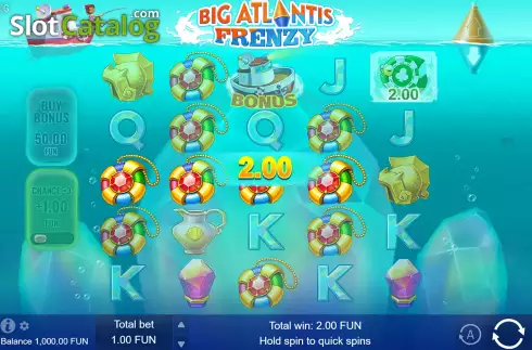 Скрин5. Big Atlantis Frenzy слот