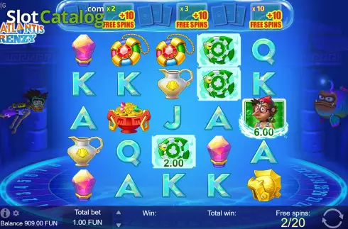 Скрин9. Big Atlantis Frenzy слот