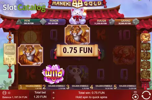 Скрин5. Maneki 88 Gold слот