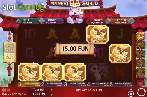 Скрин6. Maneki 88 Gold слот