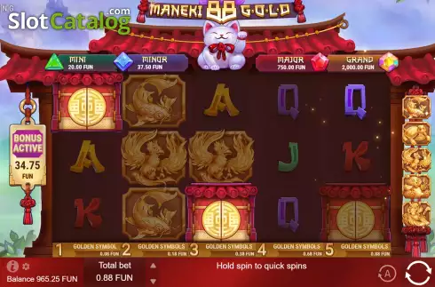 Скрин8. Maneki 88 Gold слот