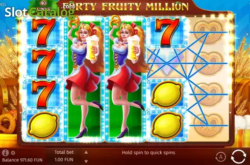 Скрин5. Forty Fruity Million слот