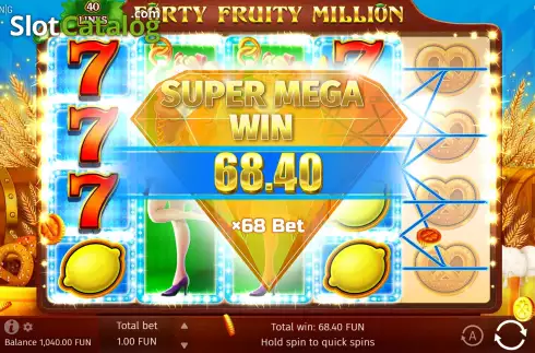 Скрин6. Forty Fruity Million слот
