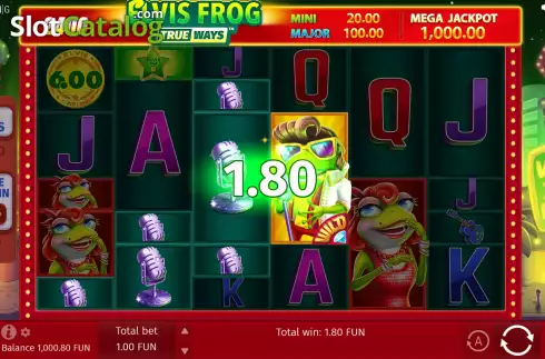Скрин4. Elvis Frog TrueWays слот