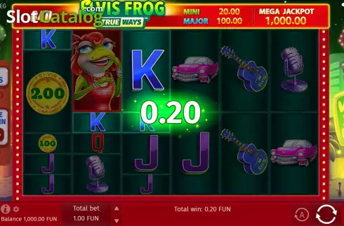Скрин5. Elvis Frog TrueWays слот