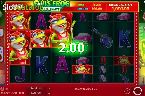 Скрин6. Elvis Frog TrueWays слот
