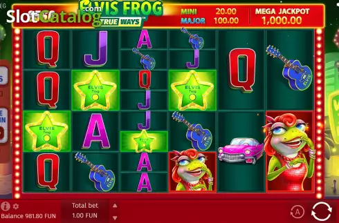 Скрин8. Elvis Frog TrueWays слот