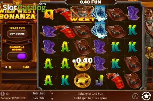 Скрин3. Wild West Bonanza слот