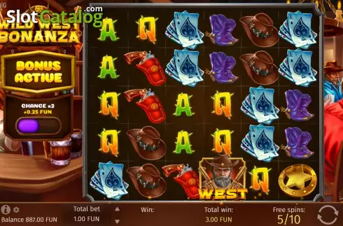 Скрин6. Wild West Bonanza слот