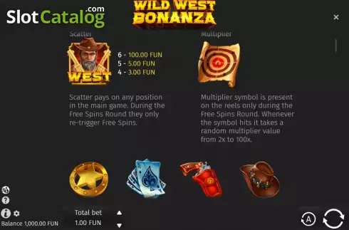 Скрин9. Wild West Bonanza слот