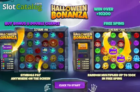 Скрин2. Halloween Bonanza слот