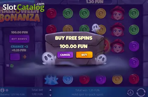 Скрин7. Halloween Bonanza слот
