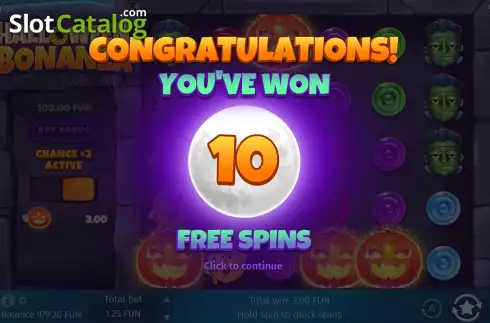 Скрин9. Halloween Bonanza слот