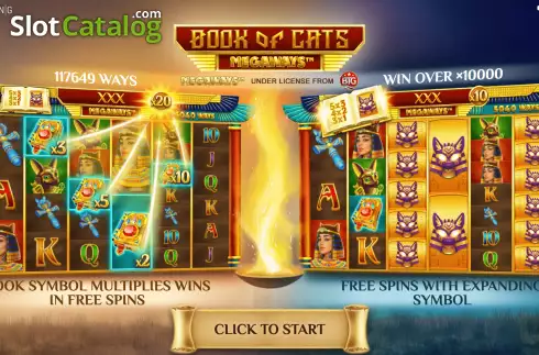 Скрин2. Book of Cats Megaways слот