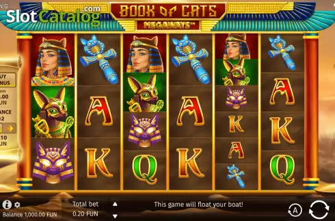Скрин3. Book of Cats Megaways слот