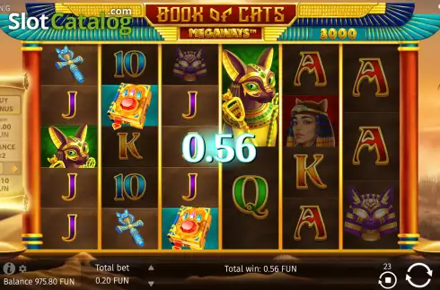 Скрин4. Book of Cats Megaways слот
