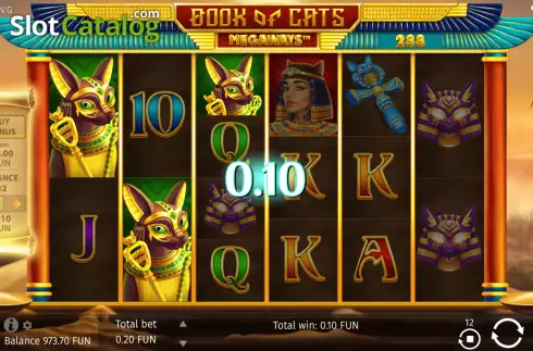 Скрин5. Book of Cats Megaways слот