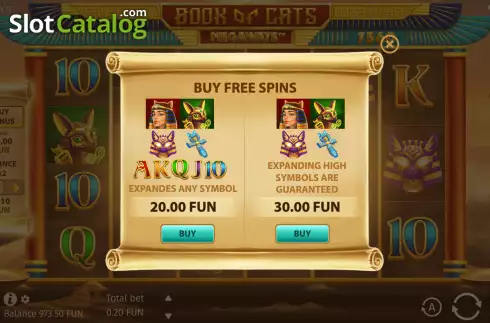 Скрин6. Book of Cats Megaways слот