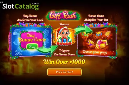 Скрин2. Gift Rush слот