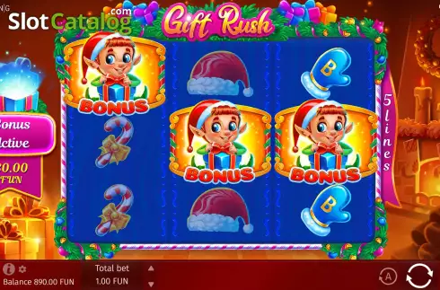Скрин7. Gift Rush слот