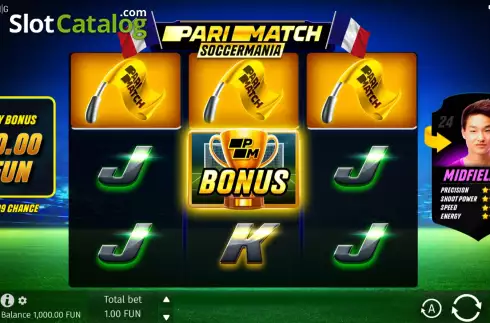Скрин2. Parimatch Soccermania слот