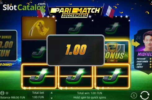 Скрин3. Parimatch Soccermania слот