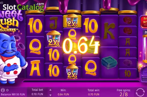 Скрин9. Sweet Rush Megaways слот