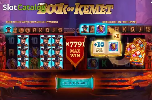 Скрин2. Book of Kemet слот