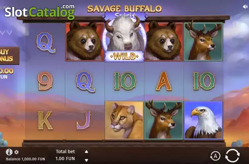 Скрин3. Savage Buffalo Spirit слот