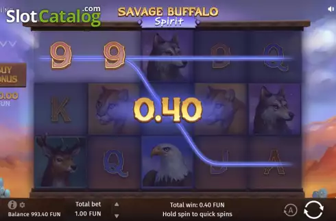 Скрин4. Savage Buffalo Spirit слот
