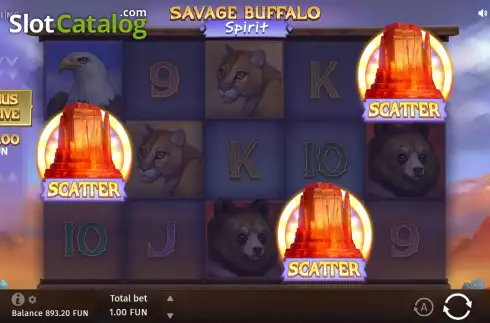 Скрин7. Savage Buffalo Spirit слот