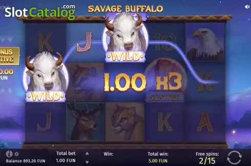 Скрин9. Savage Buffalo Spirit слот