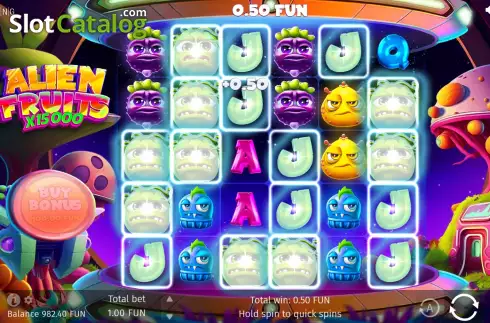 Скрин6. Alien Fruits слот