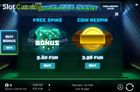 Скрин5. Duelbits Quest слот