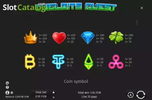 Скрин7. Duelbits Quest слот