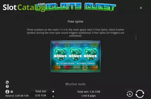 Скрин9. Duelbits Quest слот