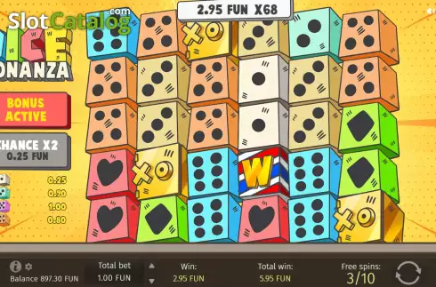 Скрин9. Dice Bonanza слот
