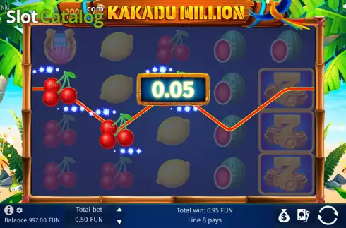 Скрин3. Kakadu Milllion слот
