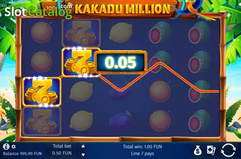 Скрин4. Kakadu Milllion слот
