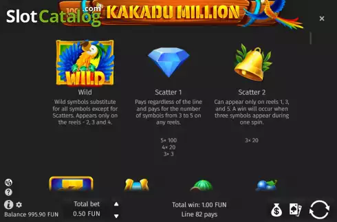 Скрин6. Kakadu Milllion слот