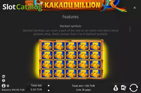 Скрин8. Kakadu Milllion слот