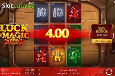 Скрин4. Luck & Magic слот