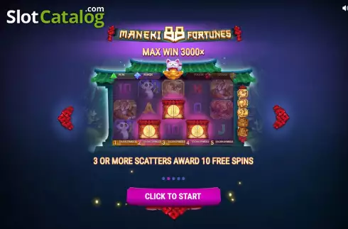 Скрин2. Maneki 88 Fortunes слот