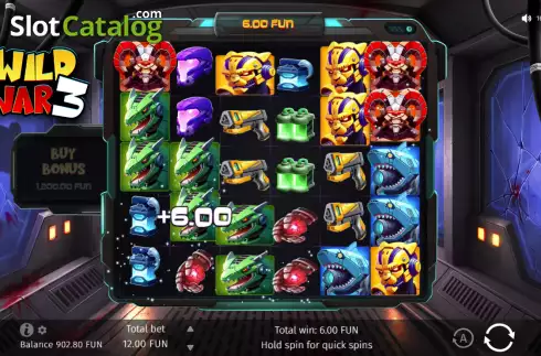 Скрин3. Wild War 3 слот