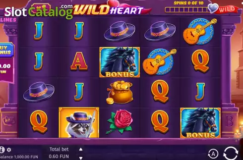 Скрин2. Wild Heart слот